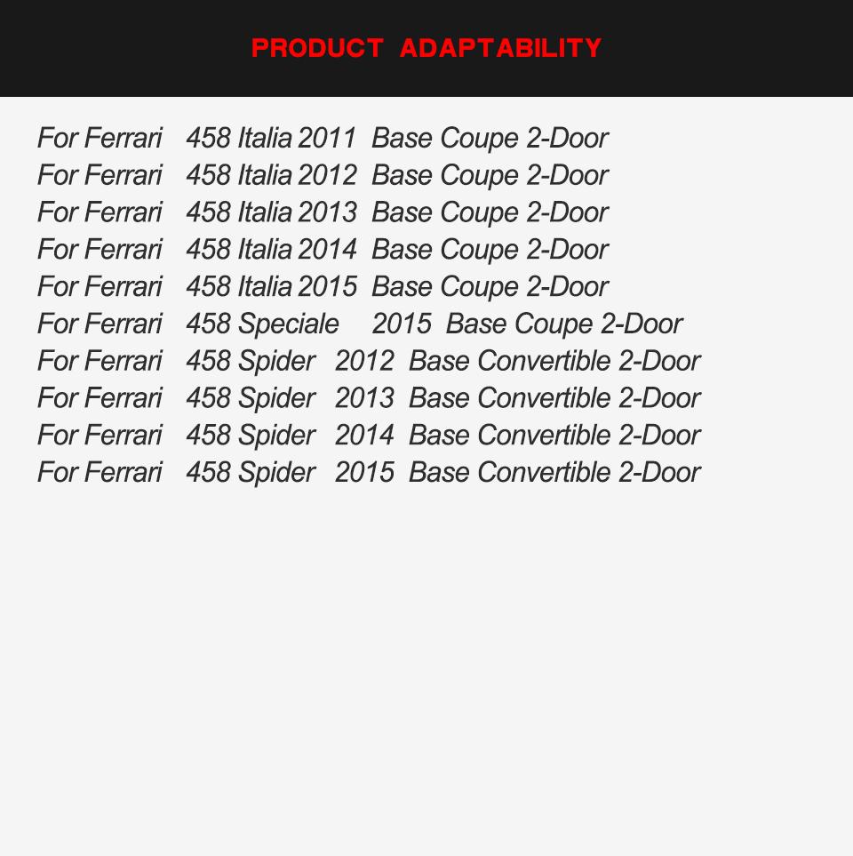 Pre-preg Dry Carbon Fiber 458 Engine Hoods for Ferrari 458 Italia/Speciale