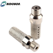 High Level CNC Vacuum Brazed Diamond Finger Bits 1/2 Gas Thread