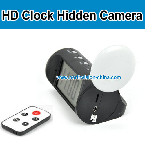 Remote Controlled Digital Clock Nanny Camera