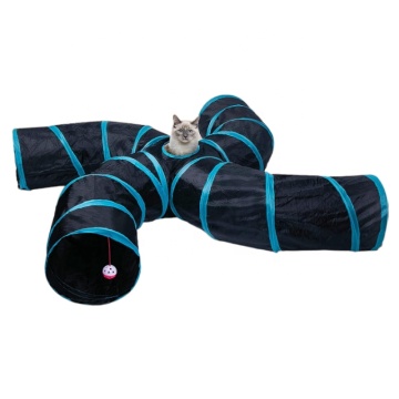 Collapsible S-Shape Cat Tubes and Tunnels for Small Animals