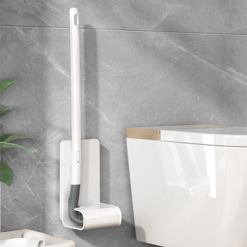 Golf Toilet Brush&Holder Wall Mounted Cleaning Long Handle Golf  Head Toilet Brush holder