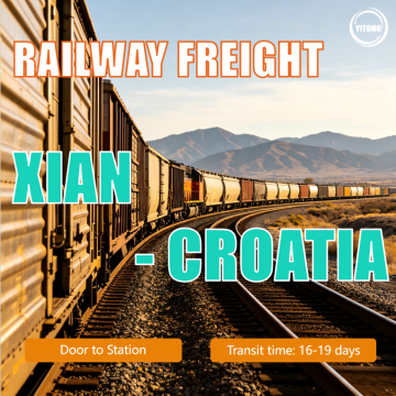 Rail Freight from Xian to Zagreb Croatia