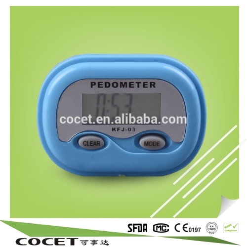 multifuction OEM brand pedometer calories burned calculator/pedometer with spring clip/calorie calculator pedometer