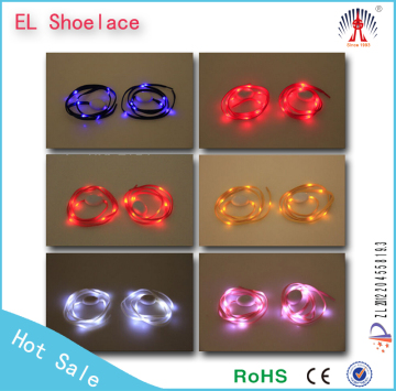 crazy led lights shoelaces/led flashing shoelace wholesale/cheap led shoelace