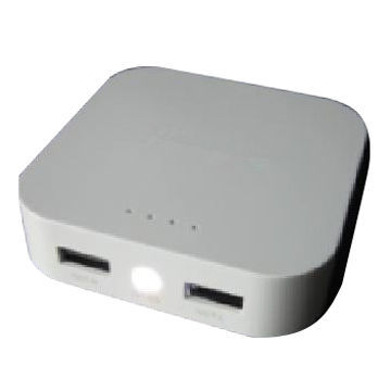 Power Banks, 9600mAh, Customized Requests are Available, 3 Colors for Choose,LED indicate LED flashl