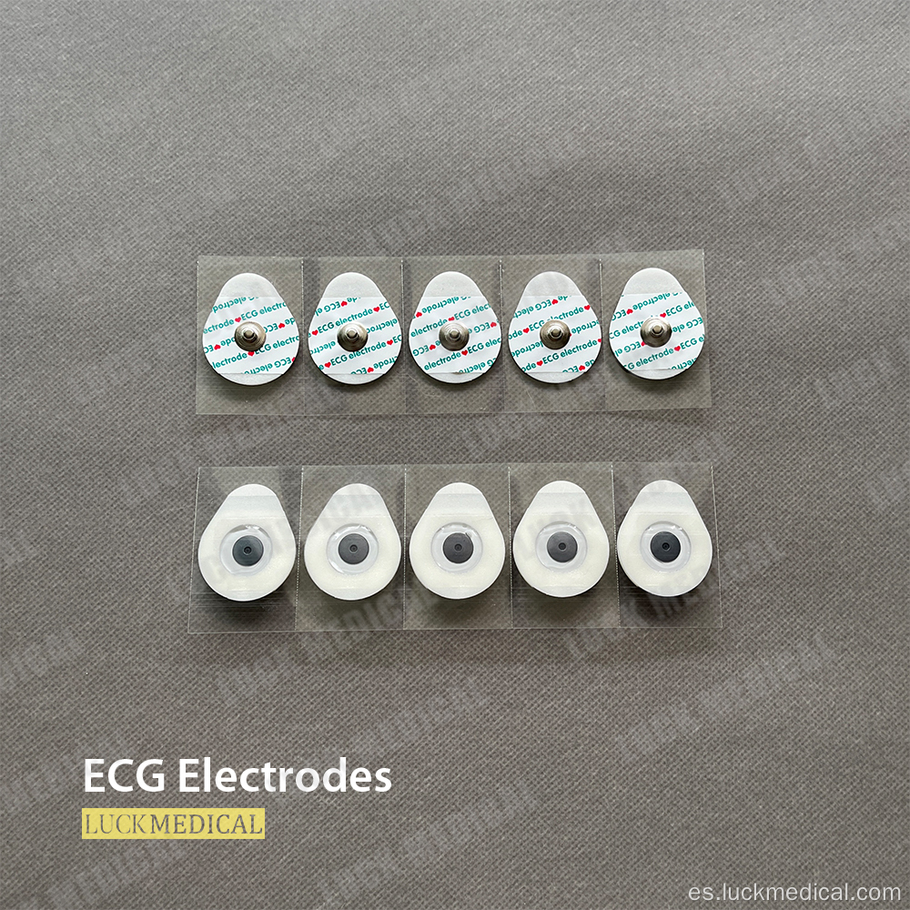 Pestañas ECG de electrodos para pruebas médicas