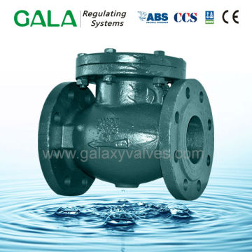 DN500 API 6a high pressure horizontal swing check valve for slurry