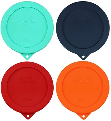 Custom Round Silicone Storage Cover Lids