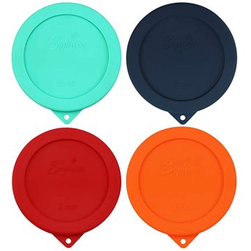 Couvercles de couverture de rangement en silicone rondes personnalisées