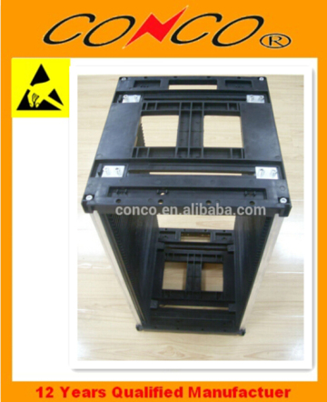 esd plastic pcb magazine rack