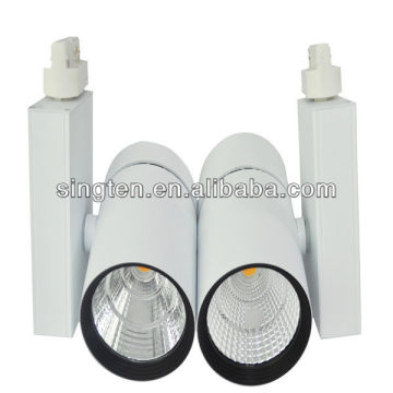 15W/25W/30W white housing high lumen 3000k led track light guangzhou best electronic
