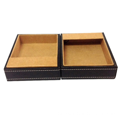 Kraft Paper Leather Packaging Box for Wallet 