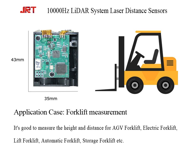 HSLD01 Forklift 10000Hz Laser Range Sensors Application