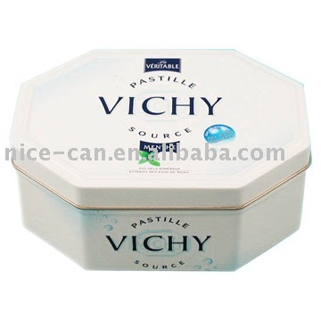 cosmetic tin box makeup tin can for packaging