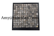 square plastics mosaic display card
