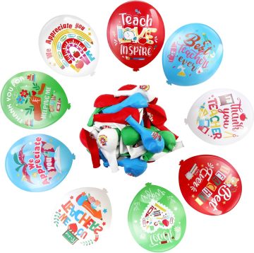 Colorful Balloons to Celebrate Teacher Appreciation Day