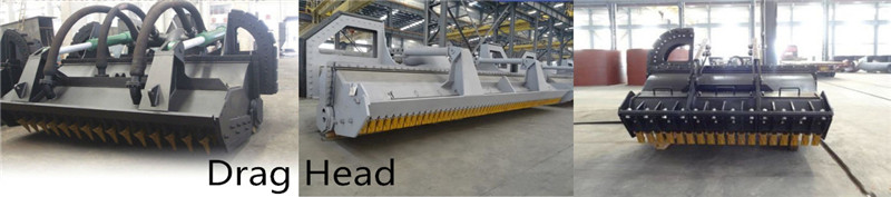 Marine welded drag heads design