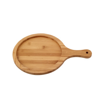 Premium Bamboo Pizza Peel Cutting Board Handle