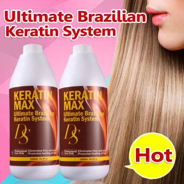 OEM DS KERATIN MAX hot selling straightening shine hair keratin hair treatment with collagen