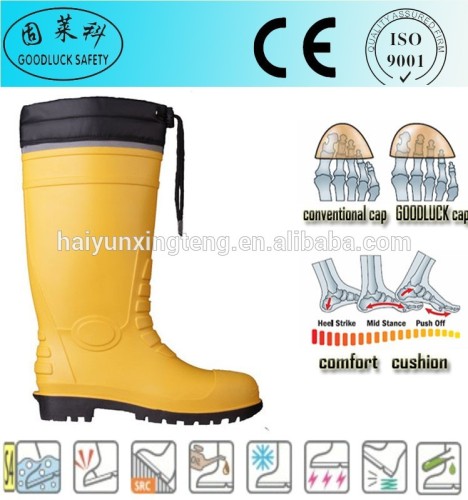 Smashproof EVA Insole PVC Safety Rainboots