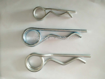 ZINC PLATED HITCH SPRING PIN CLIPS/ HAIR COTTER PIN