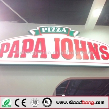 vacuum forming acrylic sign board/ led lighted sign board