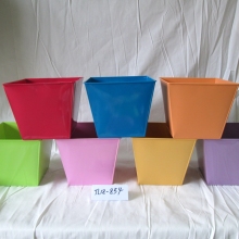 Small Metal Round Plants Flower Pot