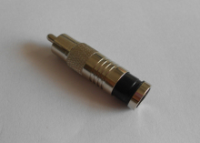 RCA Male Compression Connector for RG59 Cables