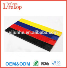 Customized 3.25" x 24" Black Rubber Beer Bar Mat