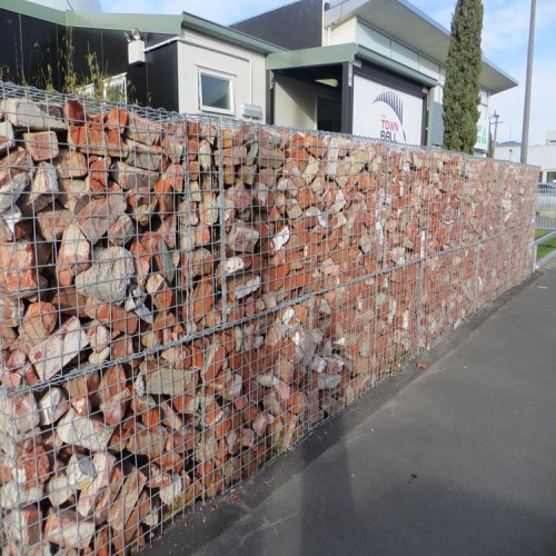 3/8 &quot;-4&quot; Aperture Fence Mesh Gabion Basket