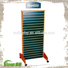 double sided display stand , gondolas with wheels , double sided pegboard display stand
