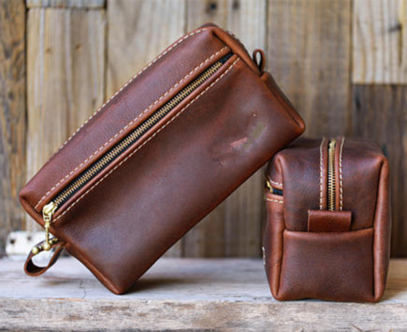 Best Selling leather Toiletry case for father's day