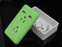 US AC power Receptacles wall outlet audio grade red copper made socket