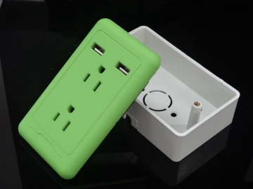 US AC power Receptacles wall outlet audio grade red copper made socket