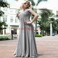 DORISQUEEN One Shoulder Floor Length Sexy Backless Evening Gown