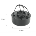 Black 1500ML Outdoor Boiling Kettle