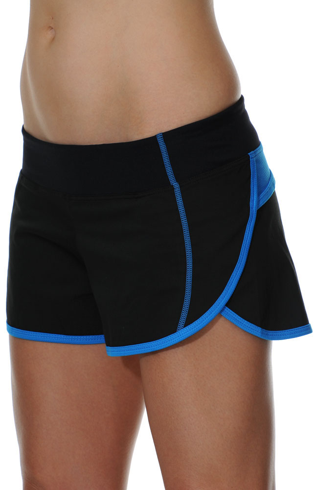 Polyester Spandex Dri Fit Custom Women Sports Apparel Running Short