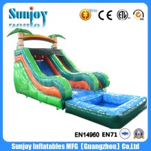 Water slide inflatable, inflatable water slides for kids, giant inflatable floating water slide