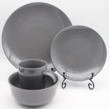 Black Color style Stoneware Dinnerware