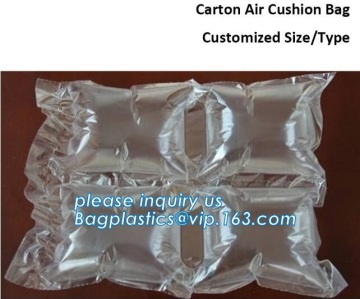 Durable plastic air bag inflatable pillow beach air bag, Locked air with inflatable packaging