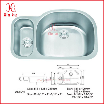 SUS304 folding sink stainless steel