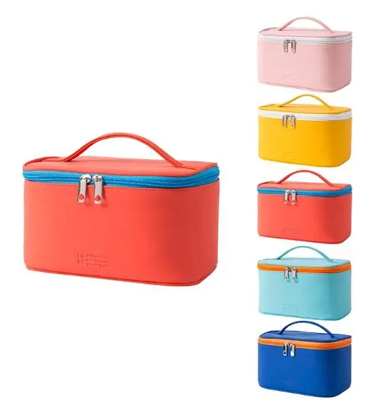 Travel Waterproof Portable Women Makeup Bag High Capacity Toiletries Organizer Storage Cases Zipper Wash Beauty Pouch Cosmetic Bag