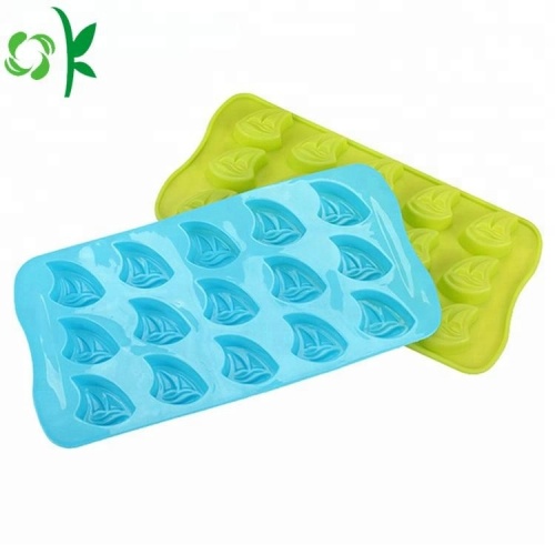 ซิลิโคน Ice Cube Trays แบบยืดหยุ่นสำหรับการขาย