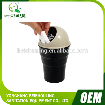 Lovely small size plastic fancy garbage can for cars