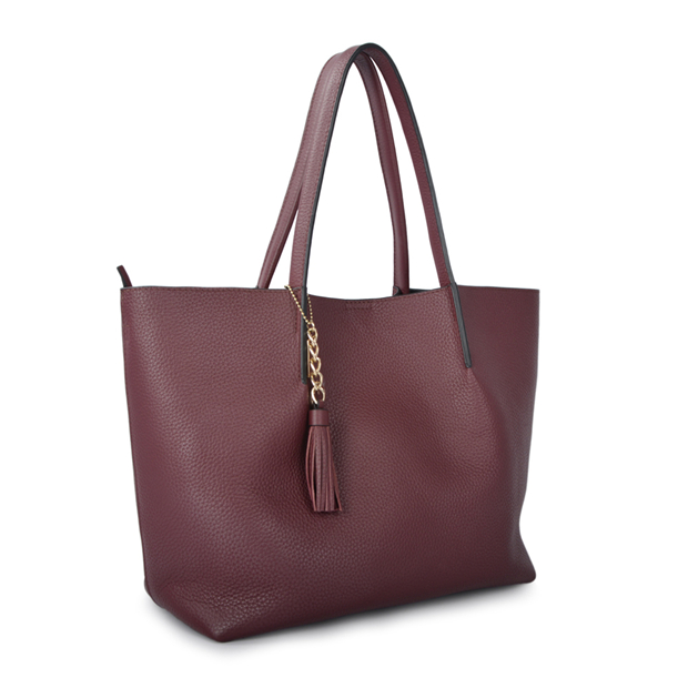 Burgundy shoulder bag for ladies