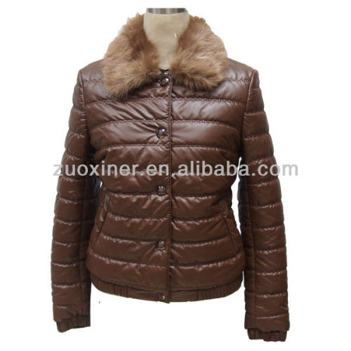 Winter stylish leather jackets in cheap price for woman