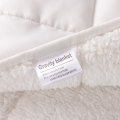Super Soft Cozy Bubble Fleece Weighted Blanket