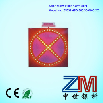Factory supplied Solar Traffic Prohibition traffic safety sign