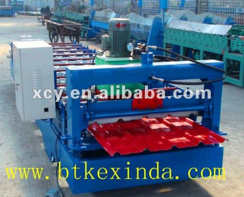 Hydraulic cutting 24-210-840 colored metal roofing sheet making machine