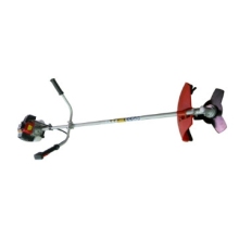 Petrol brush cutter with less noise